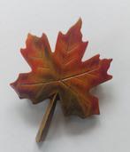 Broche, herfst, blad, waldorf, hout, Ophalen of Verzenden, Zo goed als nieuw, Dier of Natuur