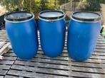 3x nette nieuwe 200L vat met metalen sluiting, Tuin en Terras, Regentonnen, 150 liter of meer, Ophalen of Verzenden, Metaal