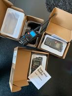3 Portofoons 5Watt met lader + accu. Ideaal voor wintersport, Telecommunicatie, Zenders en Ontvangers, Ophalen of Verzenden, Nieuw