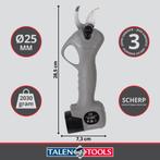 ACTIE - Elektrische snoeischaar - Talen Tools - 2 Accu’s, Burg. Janssenstraat 10, 7951TG, Staphorst, Ophalen of Verzenden, Talen Tools