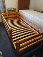 Een persoonsbed, Ophalen, 90 cm, Eenpersoons, Wit