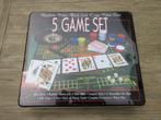 5 Game set, Hobby en Vrije tijd, Gezelschapsspellen | Bordspellen, Ophalen of Verzenden, Nieuw