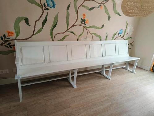 Originele kerkbank - 3 meter lang, Huis en Inrichting, Banken | Sofa's en Chaises Longues, Gebruikt, Ophalen
