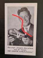 ZELDZAAM! ABE LENSTRA JUNIOR voetbal schoen reclame plaatje, Verzamelen, Ophalen of Verzenden