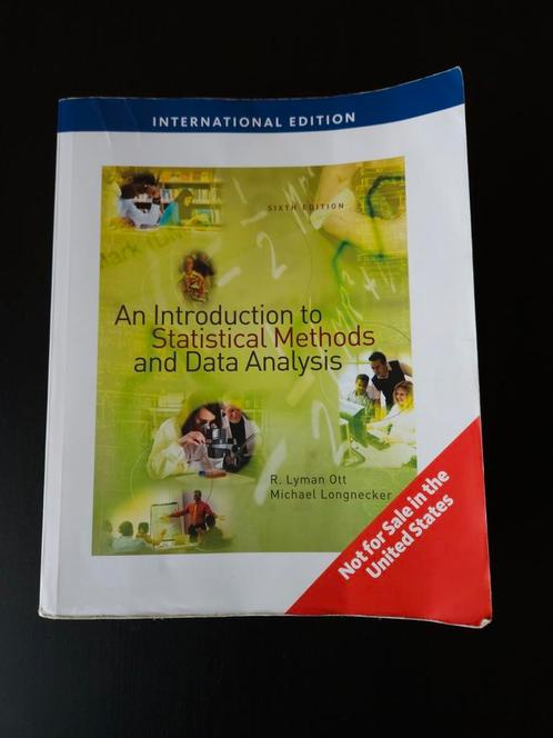 An introduction to statistical methods and data analysis, Boeken, Studieboeken en Cursussen, Gelezen, WO, Beta, Ophalen of Verzenden