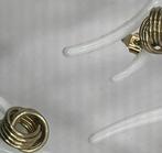 GOUDKLEURIGE KNOOP OORBELLEN NIEUW, Ophalen of Verzenden, Nieuw, Goud, Knopjes of Stekers