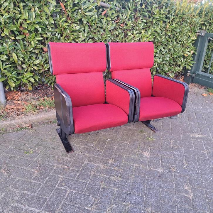 Bioscoop bank Vintage, Verzamelen, Merken en Reclamevoorwerpen, Gebruikt, Reclamebord, Ophalen