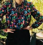 Drykorn blouse donkerblauw met fruit, Maat 38/40 (M), Drykorn, Blauw, Ophalen of Verzenden