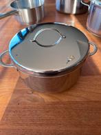 Pan merk Sigg 18 cm geschikt voor inductie, Gebruikt, Inductieplaat, Rvs, Ophalen