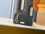 Louis Vuitton Félicie Crossbody Tas Leer, Ophalen, Zo goed als nieuw