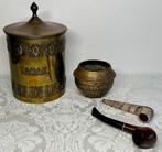 Tabakspot met toebehoren, Antiek en Kunst, Ophalen of Verzenden