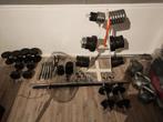 Fitness gewichten halters & stangen & zwaar stevig standaard, Ophalen, Zo goed als nieuw
