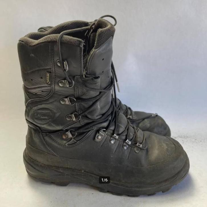 Meindl 3709-01 Bergschoenen Combat Boots Zwart Maat 44, Sport en Fitness, Bergsport en Wandelen, Gebruikt, Schoenen, Ophalen of Verzenden
