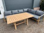 Mooie grote robuuste loungeset met dikke kussens, Nieuw, Ophalen of Verzenden, Loungeset, Bank