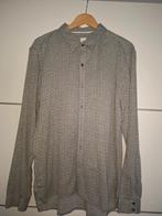 Grijs overhemd printje mt.xxl long zgan merk refill, Kleding | Heren, Refill, Ophalen of Verzenden, Zo goed als nieuw, Overige halswijdtes