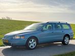 Volvo V70 2.4 D5 AUT 2005 Blauw | cruise | stoelverw | clima, Auto's, 1800 kg, Zwart, 179 €/maand, Blauw