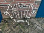 Vintage metalen tuinstoel, Ophalen of Verzenden, Gebruikt, Metaal