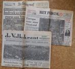 3 kranten Hollanditis demonstratie tegen kernwapens 1981, Gelezen, Krant, Ophalen of Verzenden