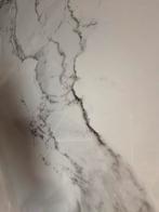 Wandtegel/wandplaat Marmoker Statuario grigio 120x140 cm 2x, Doe-het-zelf en Verbouw, Tegels, Ophalen, 60 cm of meer, Zo goed als nieuw