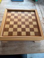 Houten Spelletjesdoos - Schaak, Backgammon, Meer!, Een of twee spelers, Ophalen of Verzenden, Nieuw, Reisspel