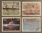 Tsjaad - Olympische spelen 1984 roeien, Postzegels en Munten, Ophalen of Verzenden, Overige landen, Gestempeld