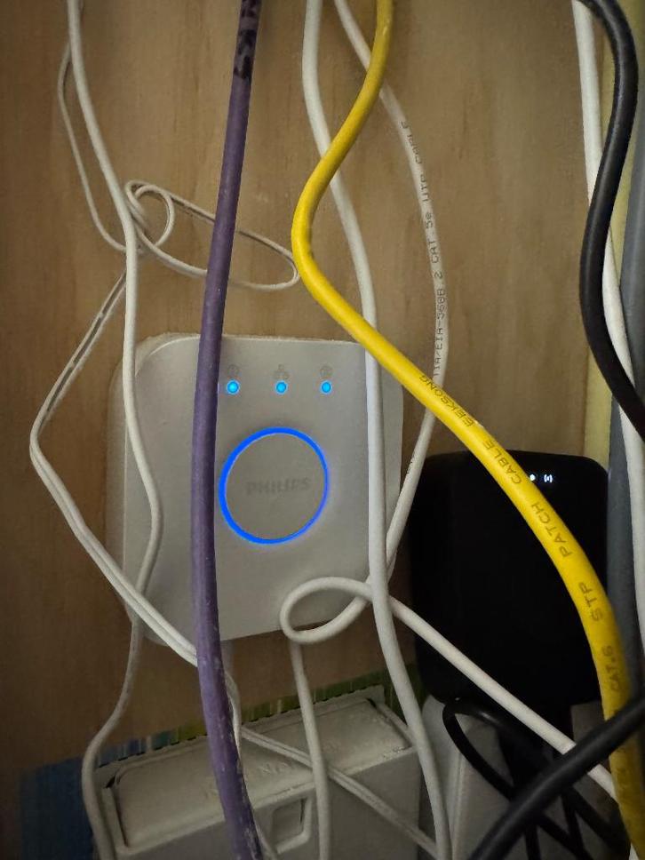 Philips Hue Bridge (v2) –inclusief factuur/garantie, Huis en Inrichting, Lampen | Losse lampen, Zo goed als nieuw, Overige typen