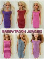 Breipatroon Barbiekleertjes - 6 verschillende jurkjes, Ophalen, Nieuw, Breien, Patroon of Boek