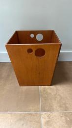 Vintage multiplex prullenbak papierbak, Huis en Inrichting, Woonaccessoires | Prullenbakken, Ophalen of Verzenden, Zo goed als nieuw