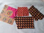 4 restlapjes vintage stof voor maar 1 euro #2, Ophalen of Verzenden, Nieuw, Minder dan 30 cm, Minder dan 30 cm