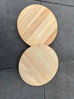 2x IKEA Snudda Draaiplateau - Houten Serveerplank, Huis en Inrichting, Rond, Minder dan 50 cm, Ophalen of Verzenden, Zo goed als nieuw