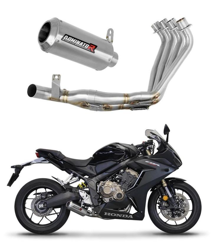 Dominator Full System Uitlaat Honda CB 650 R CBR 650R CB650, Motoren, Onderdelen | Honda, Nieuw, Verzenden