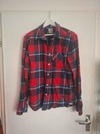 Lee katoenen Blouse Geblokt Maat L, Ophalen of Verzenden, Halswijdte 41/42 (L), Rood, Lee