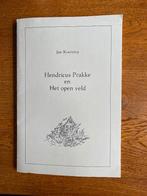 "Hendricus Prakke en Het open veld" Jan Kooistra Gesigneerd, Ophalen of Verzenden, Nieuw