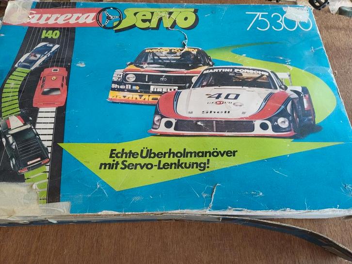 Carrera Servo Racebaan 75300 Vintage - Compleet!, Kinderen en Baby's, Speelgoed | Racebanen, Gebruikt, Elektrisch, Carrera, Ophalen