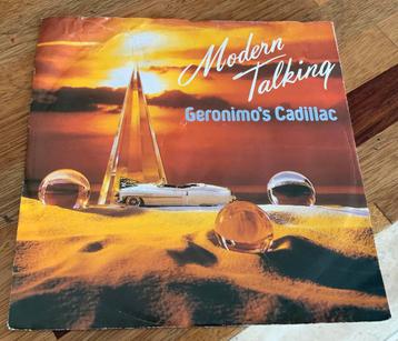VINYL 7” SINGLE MODERN TALKING GERONIMO’S CADILLAC ‘86 HANSA beschikbaar voor biedingen