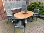 Tuinset, Tuin en Terras, Ophalen, 4 zitplaatsen, Kunststof, Gebruikt