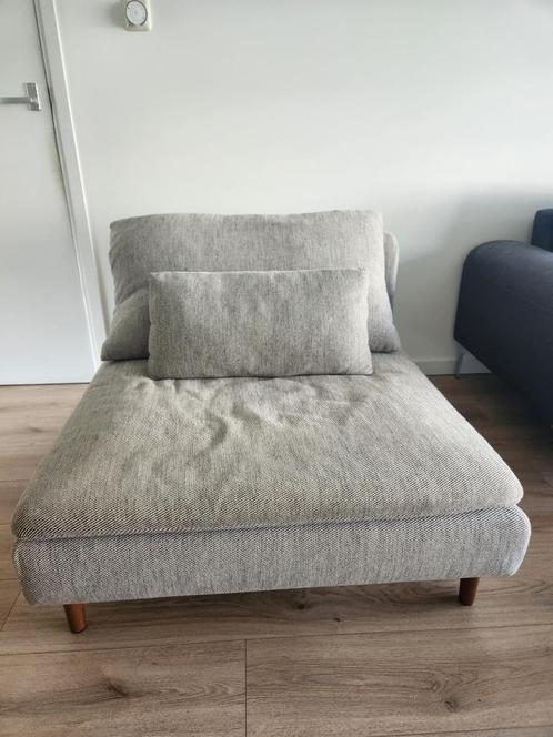 Ikea Söderhamn 1-zitselement, viarp beige/bruin, Huis en Inrichting, Banken | Sofa's en Chaises Longues, Zo goed als nieuw, Eenpersoons