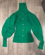 Groene coltrui met pofmouw, Ophalen of Verzenden, Zo goed als nieuw, Groen