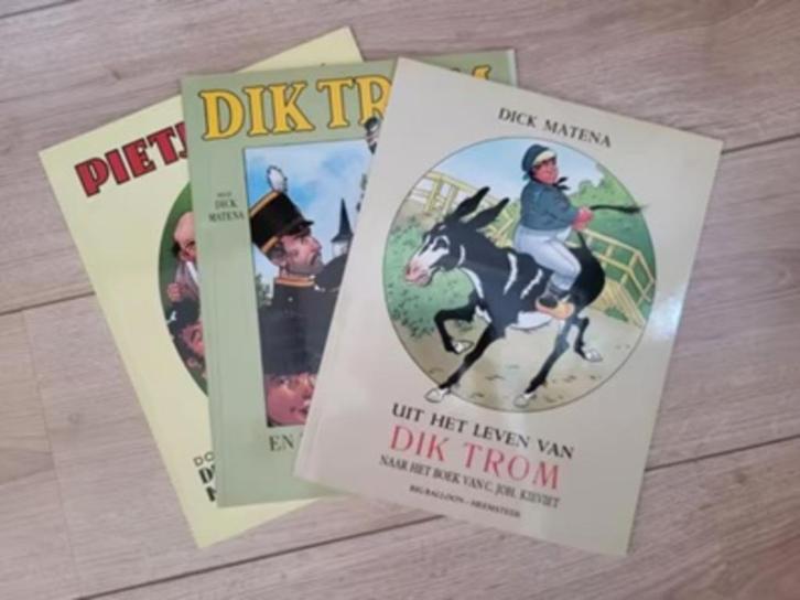 3 klassieke stripboeken – Dik Trom & Pietje Bell, Boeken, Stripboeken, Zo goed als nieuw, Meerdere stripboeken, Ophalen