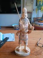 Oxbone Visser Beeld - 37cm, Antiek en Kunst, Ophalen of Verzenden
