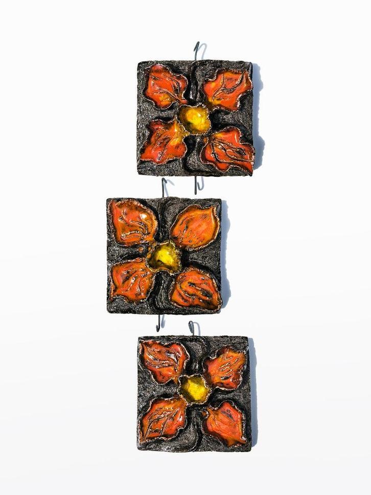 Wanddecoratie keramiek, Jan van Erp, jaren 70, vintage, Antiek en Kunst, Antiek | Keramiek en Aardewerk, Verzenden