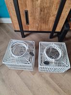 Riverdale windlicht (2 stuks), Ophalen, 25 tot 50 cm, Wit, Zo goed als nieuw