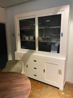 Square vitrinekast Vermeer meubelen nu €899,-, Ophalen, Met deur(en), 200 cm of meer, 150 tot 200 cm
