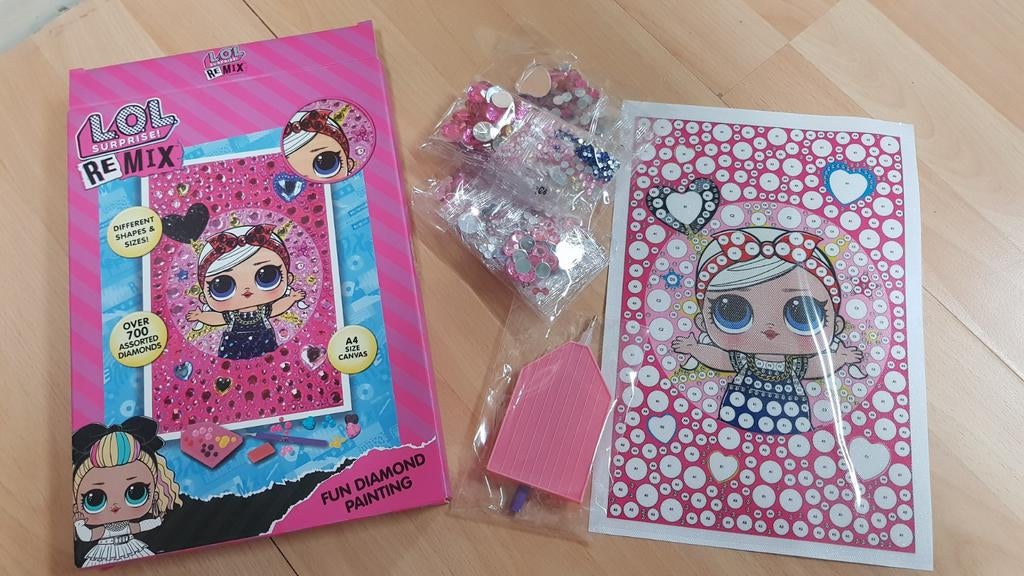 L.O.L Surprice! Remix fun diamond painting, Hobby en Vrije tijd, Knutselen, Ophalen of Verzenden, Nieuw, Knutselwerk