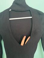 Zara Gebreide Blouse met Open Rug - Maat M, Ophalen of Verzenden, Zo goed als nieuw, Maat 38/40 (M), Zwart