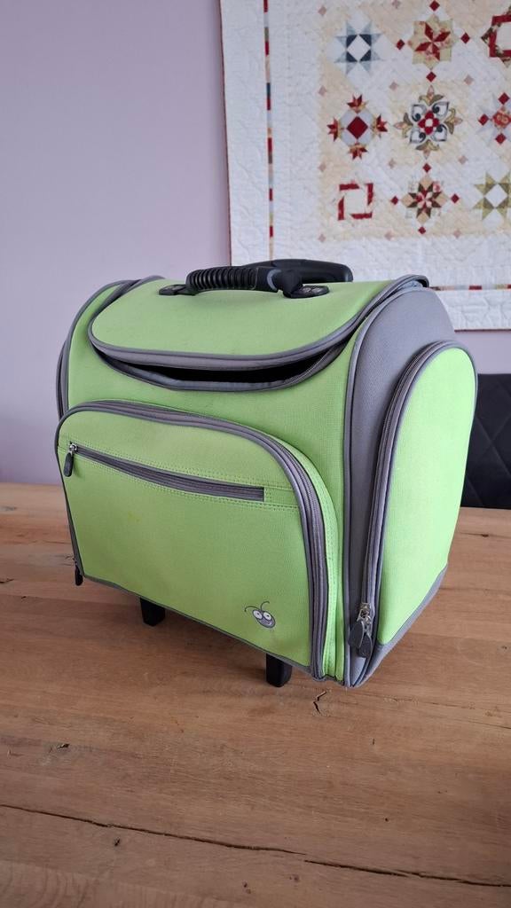 Stevige en nette rolkoffer voor Cricut of kleine naaimachine, Sieraden, Tassen en Uiterlijk, Koffers, Hard kunststof, Minder dan 50 cm