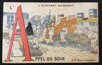 Prentbriefkaart: Soldaten Alphabet A., Ophalen of Verzenden, 1920 tot 1940, Gelopen, Overige thema's