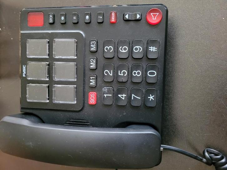 Fysic Seniorentelefoon met grote toetsen, Telecommunicatie, Vaste telefoons | Niet Draadloos, Zo goed als nieuw, Ophalen of Verzenden