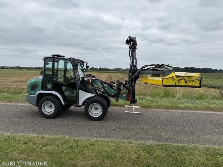 Kramer KL12.5 shovel met maaiarm, MC Connel, Becx snoeidek,, Zakelijke goederen, Machines en Bouw | Tuin, Park en Bosbouw
