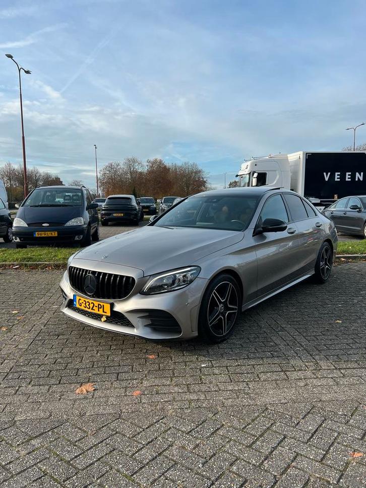 Mercedes-Benz C-Klasse C200 184pk 9G-TRONIC 2019 Grijs, Auto's, Mercedes-Benz, Particulier, C-Klasse, 360° camera, ABS, Achteruitrijcamera